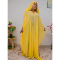 Robe Femme Abaya - longues manches avec hijab
