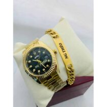 Montre Tissot Personnalisée + Gourmette - Plaquet Or