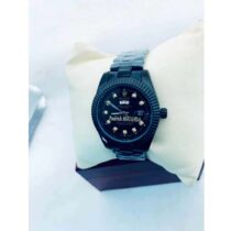 Montre Rolex Personnalisée - Argent Noir