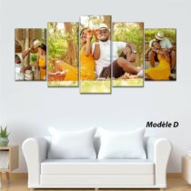 Tableau personnalisé - Ensemble 5 pièces - Modèle D