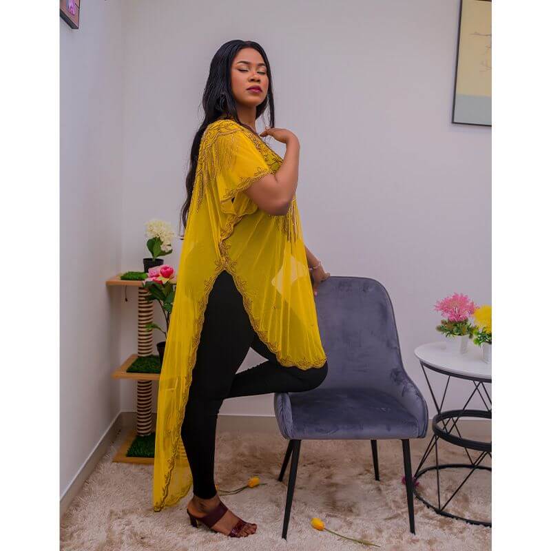 Robe Femme Abaya - courtes manches – Image 2