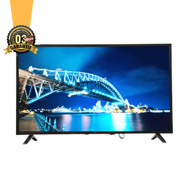TV Numérique NDE9 43 pouces LED - Décodeur et Régulateur intégré - 03 mois