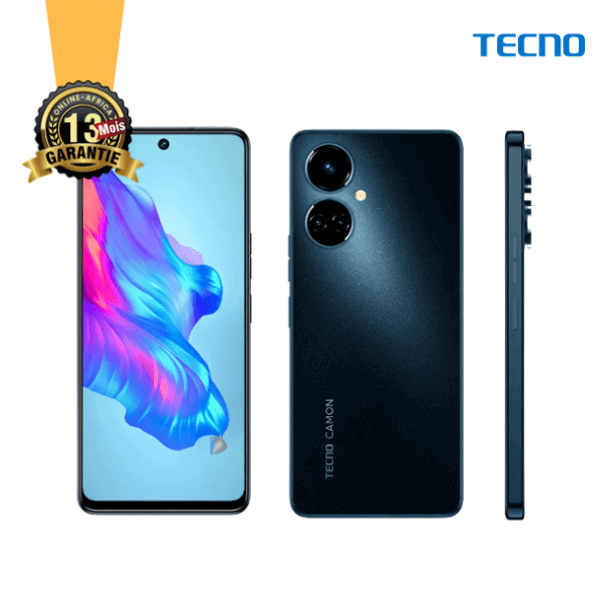 Tecno Camon 20 Pro - 256+8Go - 6.67" - 5000 mAh - 4G - 64MP+2MP/32MP - Garantie:13 mois