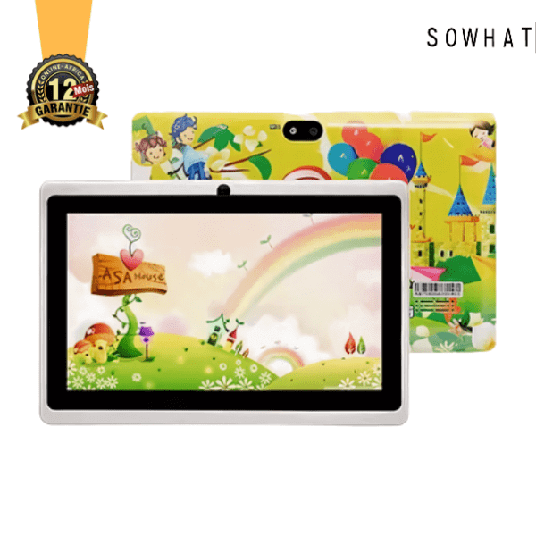 Tablette éducative S-PAD 3 SOWHAT - 7″ - 16Go + 1Go - 3000mAh – 2/2MP - WIFI – Garantie: 13 mois