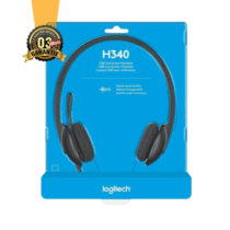Casque filaire Logitech stéréo H340 - Micro antiparasite - H340-E - Garantie: 3 Mois