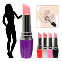Mini vibromasseur sexuel en forme de rouge a lèvre