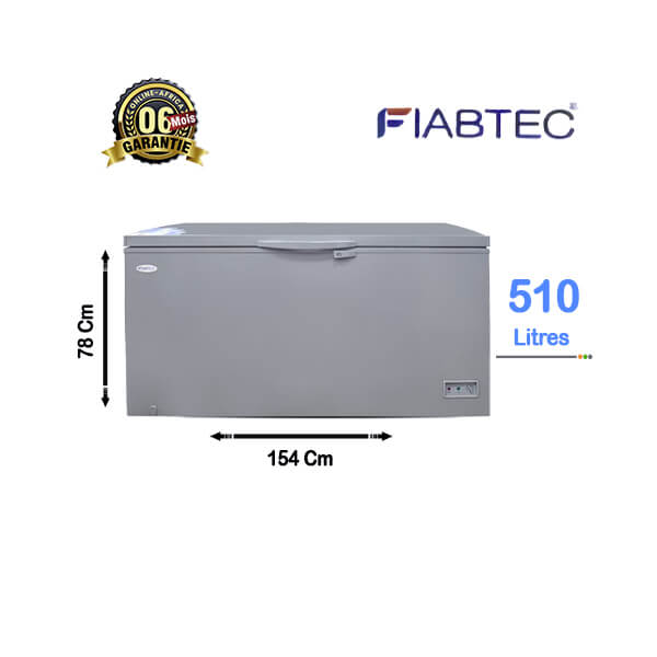 Congélateur coffre Fiabtec 510L - Vue d'ensemble, design robuste et élégant