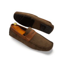 mocassin lacoste en daim