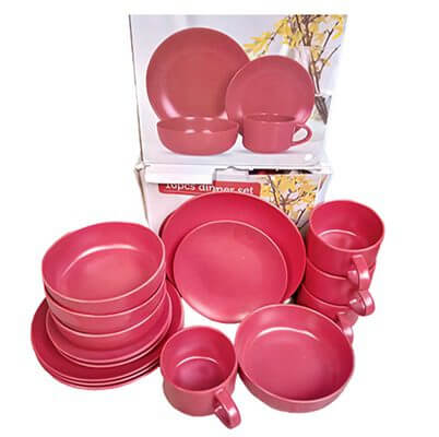 Jeu d'Assiettes De 16 Pieces