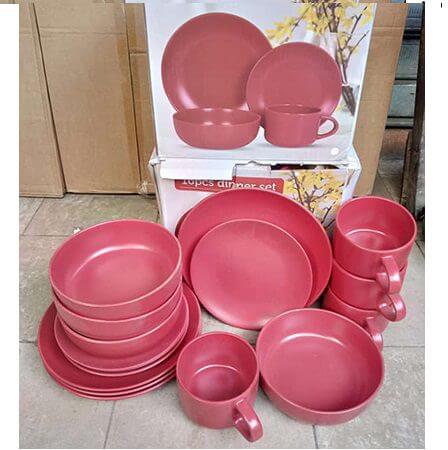 Jeu d'Assiettes De 16 Pieces