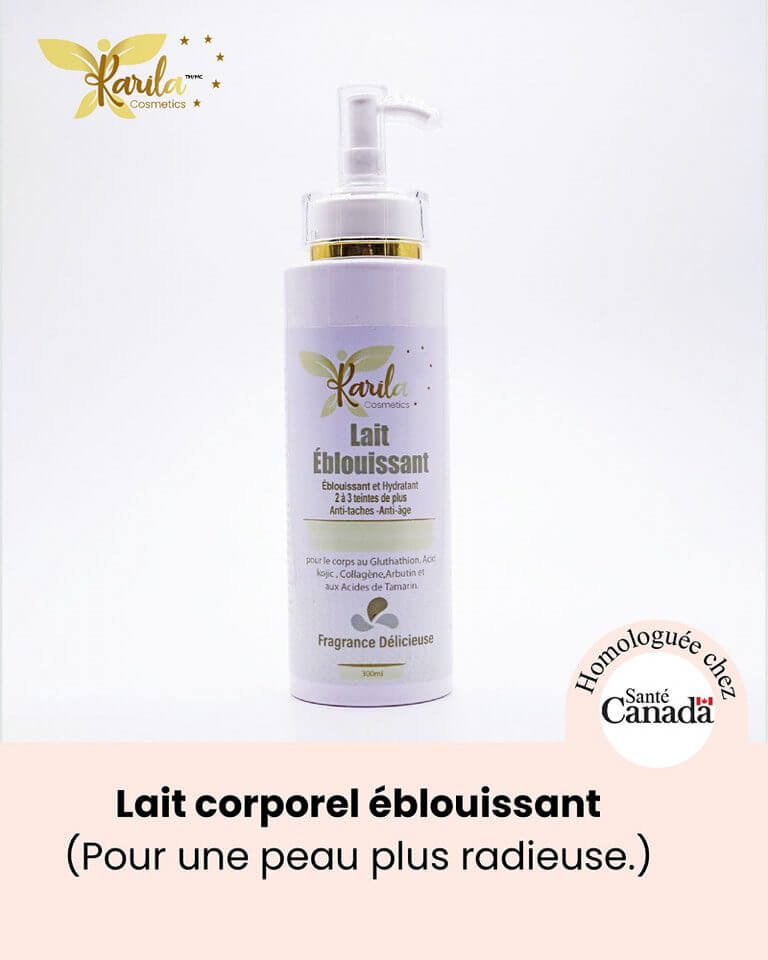 Lait corporel éblouissant-karila