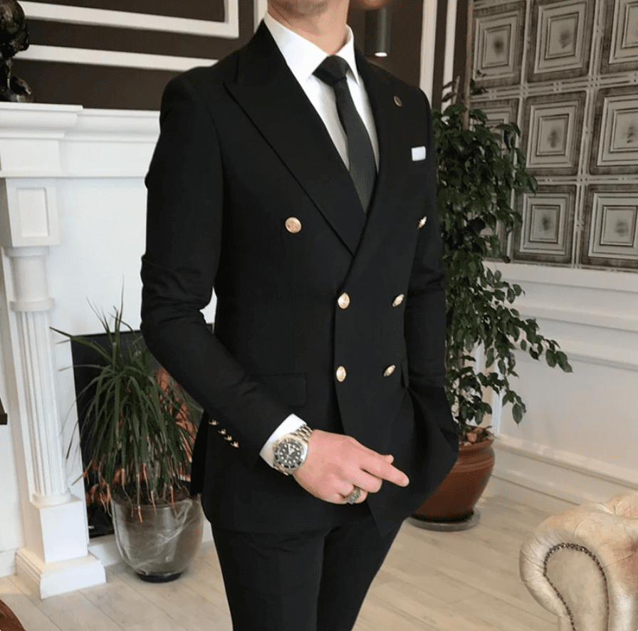 Costume veste croisée 6 boutons – Image 2