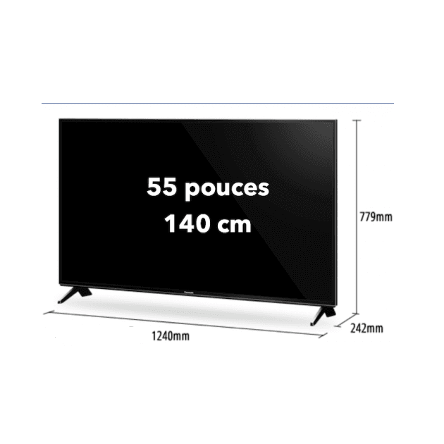 TV SONO 55 Pouces Analogique - Garantie 06 mois