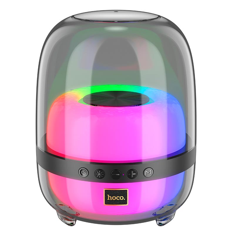 Haut Parleur Portable HOCO Avec Cristal Lumineux - Bluetooth 5.1 - BS58 – Image 2