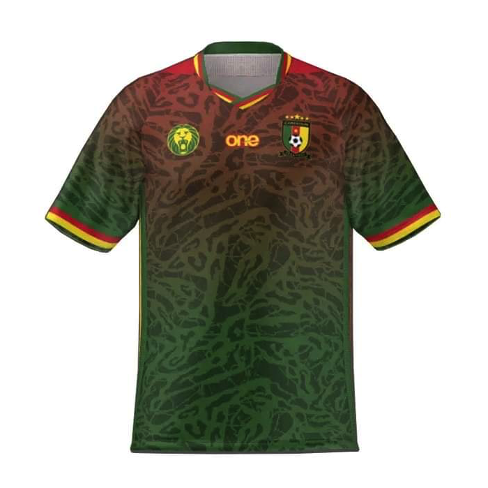 Maillot des lions indomptables One All Sport CAN 2023 Cameroun