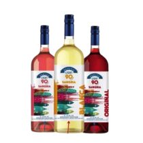 Pack de 3 Bouteilles de Vin Pépito Light - 1L - 4% d'alcool