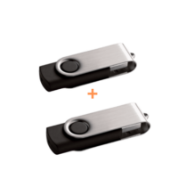 Pack de 02 Clés USB 2.0 64 Go Western - Garantie 01 mois