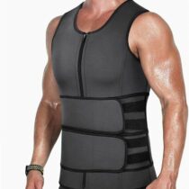 Chemise de Compression de Gilet de Sport à Double Ceinture