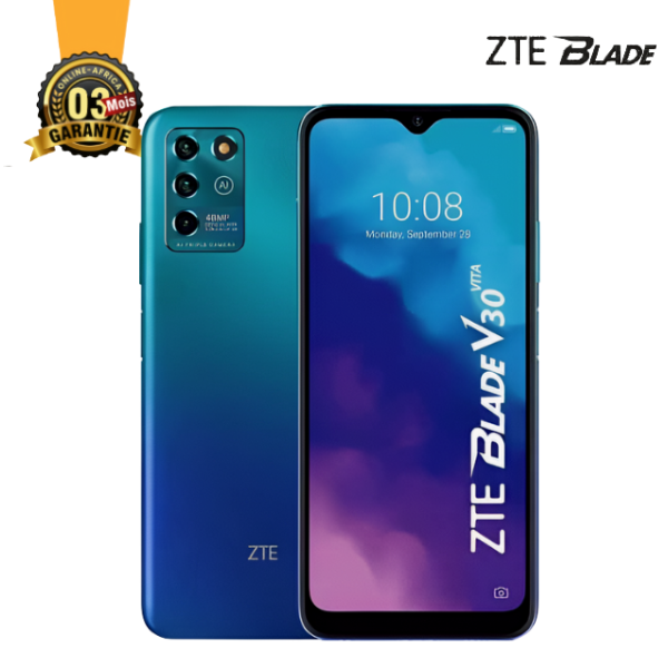 ZTE Blade V30 Vita - 128/4 - 6.82" - 5000 mAh - 48MP+5MP+2MP/8MP - Garantie: 03 mois