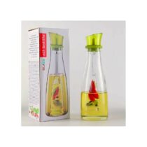 Flacon distributeur d'huile avec infuseur de 500 ml + bec verseur anti-goutte - verre