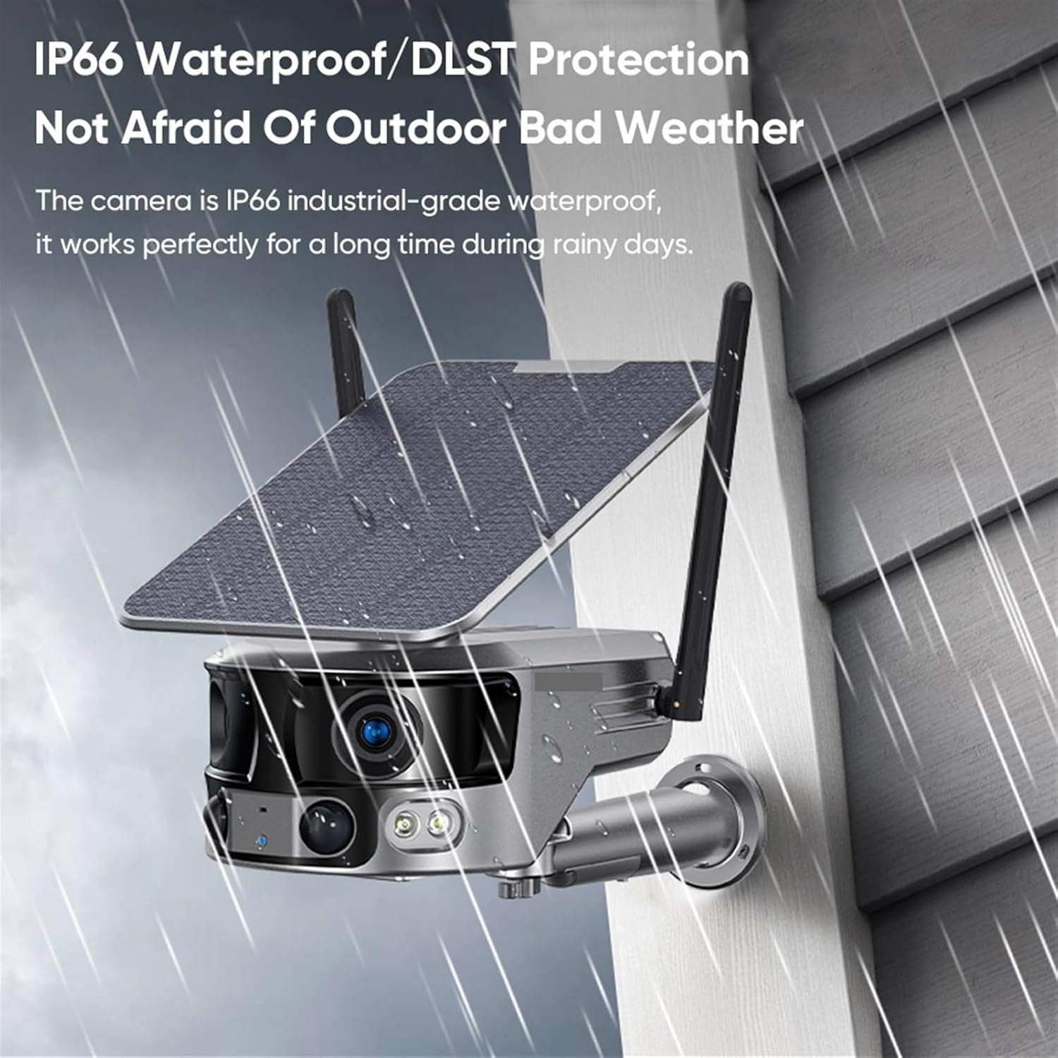 Caméra Solaire WIFI 180° 8MP, 4K – Image 2