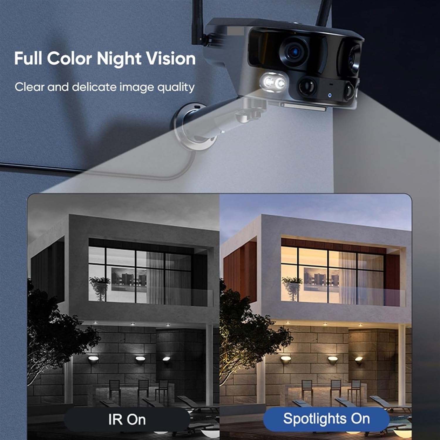 Caméra Solaire WIFI 180° 8MP, 4K – Image 3