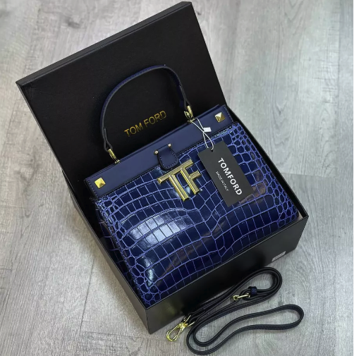 Sac à main moyen TomFord Croco - Générique - Collection – Image 5