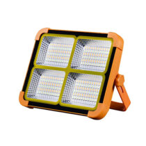 Projecteur LED Solaire Portable - Puce 100W - Power Bank + USB Rechargeable