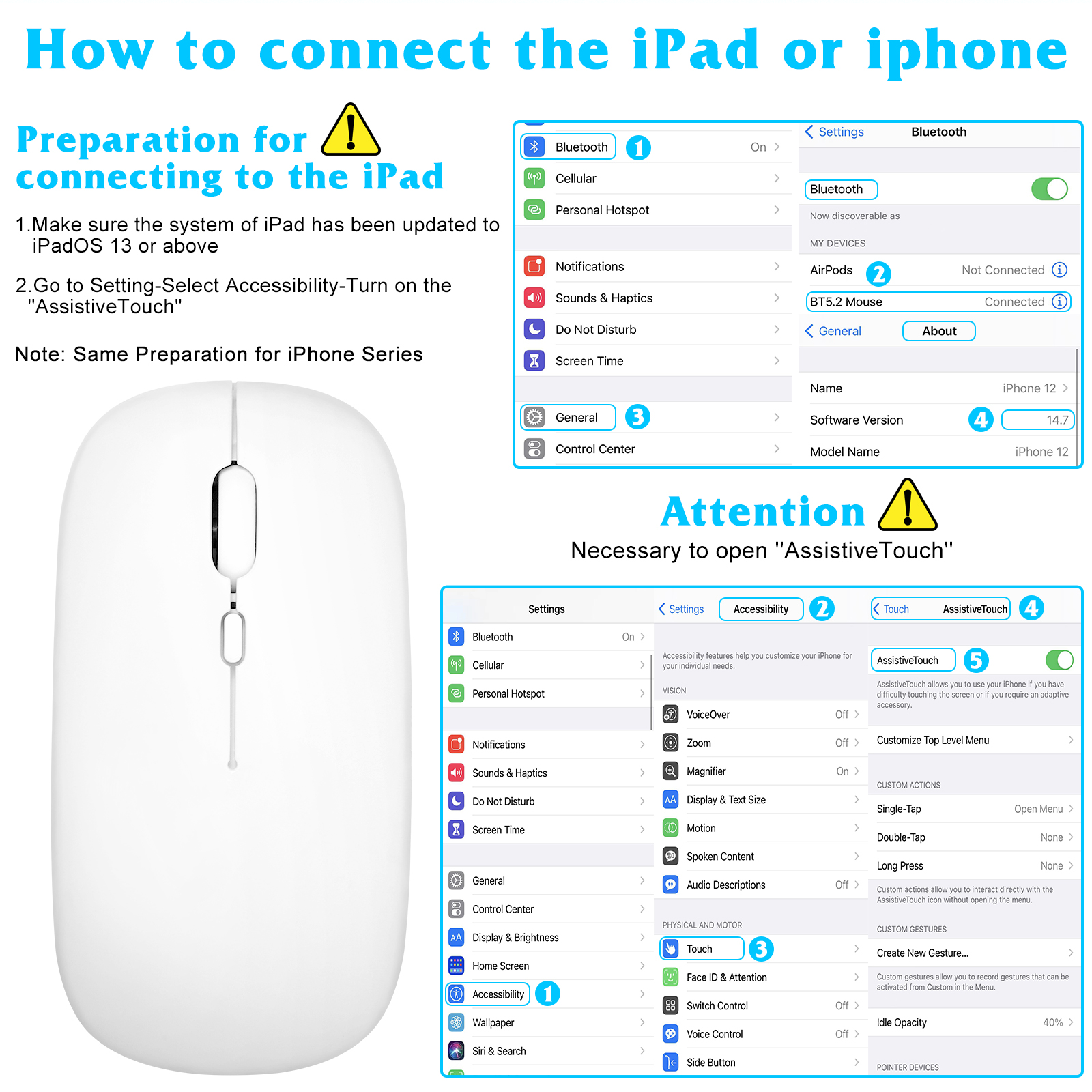 Souris Sans Fil Ergonomique - Confort et Performance – Image 4