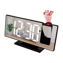 Montre Horloge De Bureau Électronique USB Réveil Avec Temps De Projection