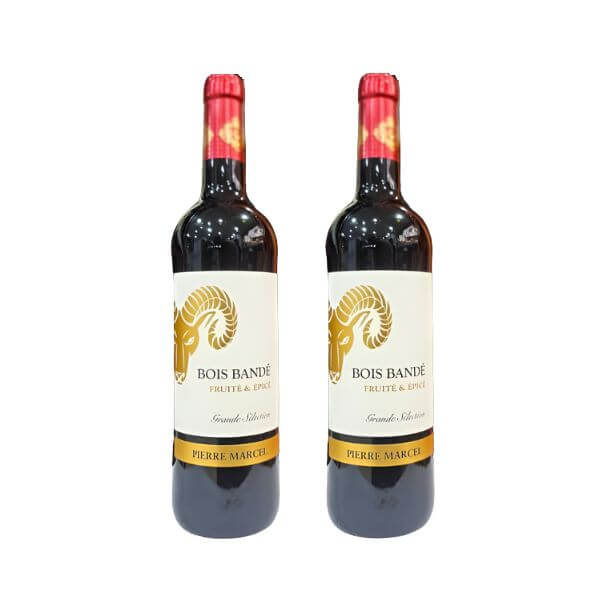 Pack Vin Rouge Bois Bandé