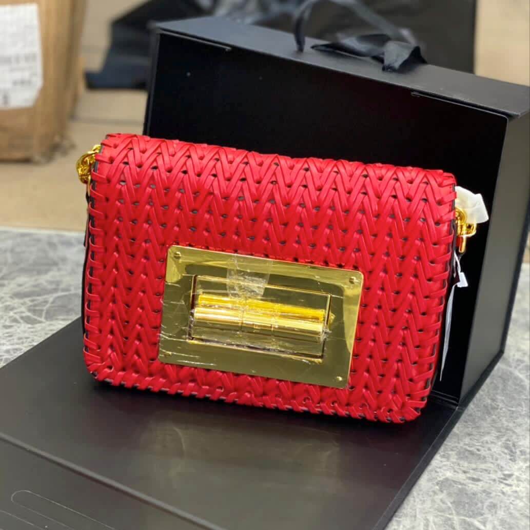 Sac bandoulière Tom Ford tissé - Générique - Collection – Image 3