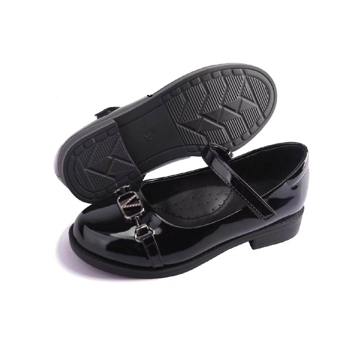 Ballérines filles Valentino Cuir lisse P. 26 à 40