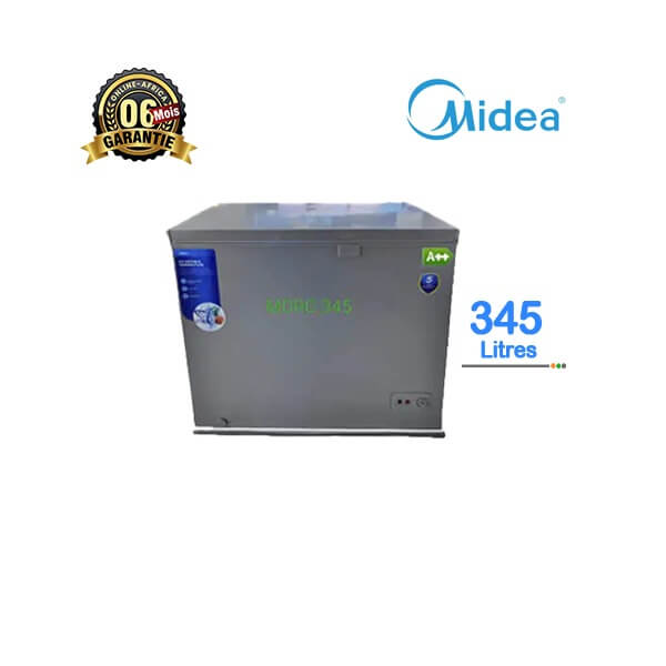 Congélateur Midea 345 litres, vue d'ensemble