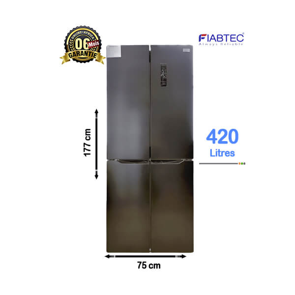 Réfrigérateur combiné FIABTEC 149L, compact et design