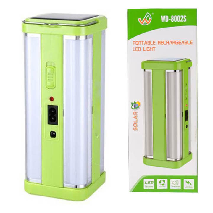 Lampe solaire rechargeable WD-8002S - 6,4W - 2400mah - 12h d'autonomie – Image 2