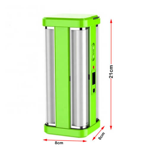 Lampe solaire rechargeable WD-8002S - 6,4W - 2400mah - 12h d'autonomie