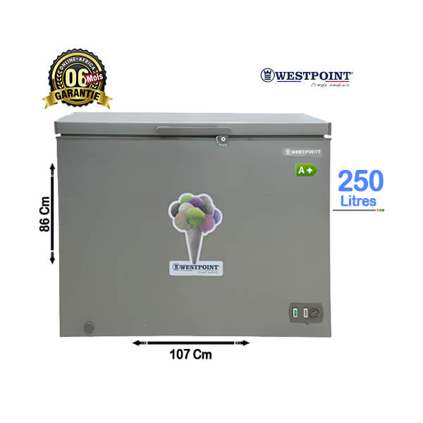 Congélateur Coffre Westpoint 250L - Vue d'ensemble.