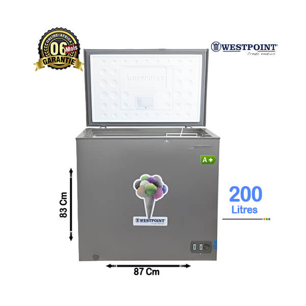 Congélateur Coffre Westpoint 200L - Vue d'ensemble.