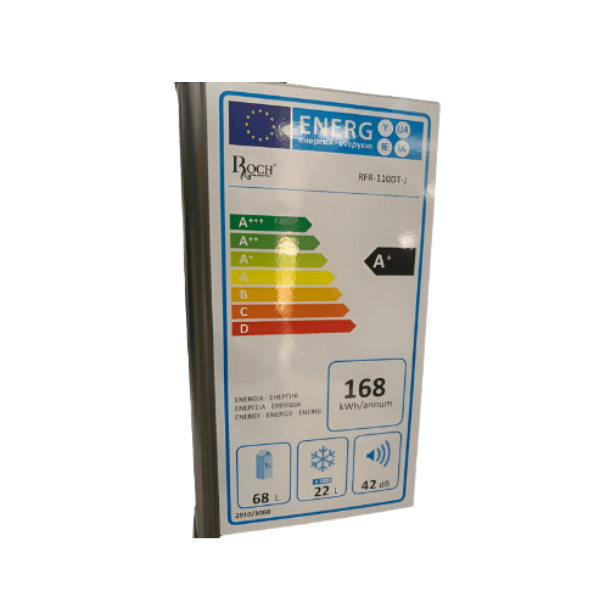 Fiche du mini réfrigérateur 90L