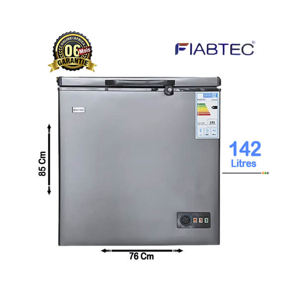 Congélateur Coffre Fiabtec 142L - Vue d'ensemble