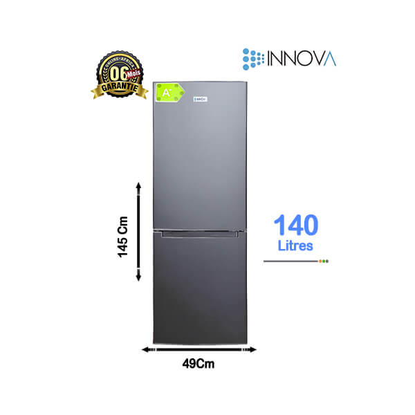 Réfrigérateur Combine Innova 140l, design élégant et capacité généreuse
