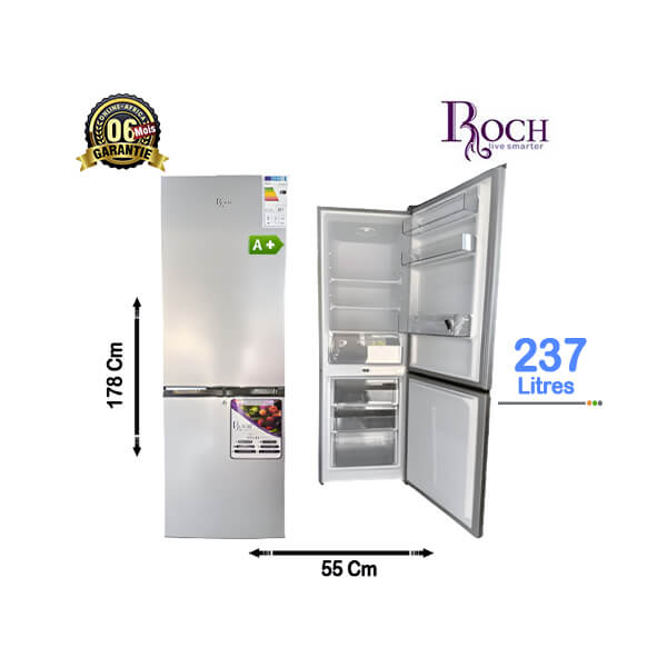 Réfrigérateur combiné Roch 237L - Vue d'ensemble