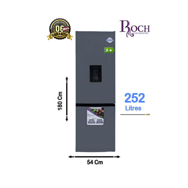 Réfrigérateur combiné Roch 252L - Vue d'ensemble