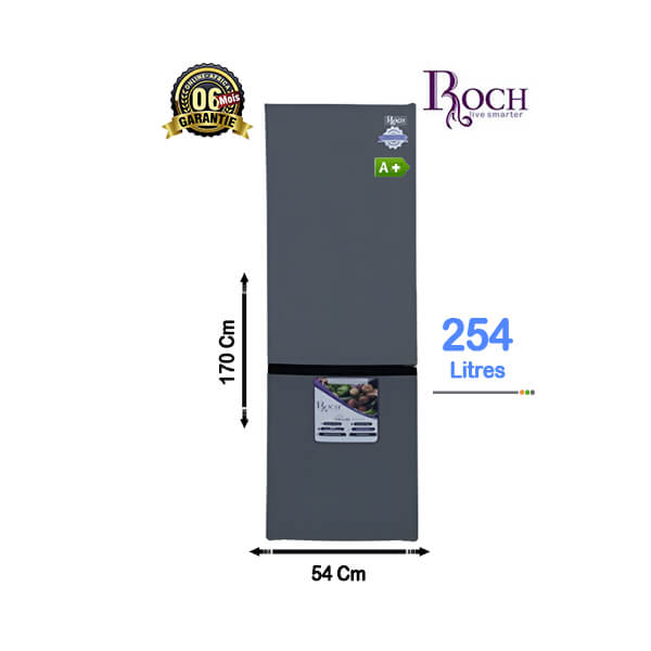 Réfrigérateur combiné Roch 254L - Vue d'ensemble