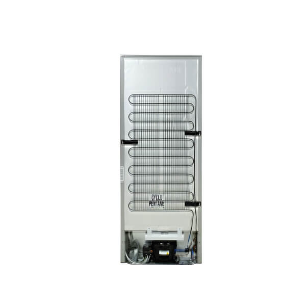 Vue arrière du réfrigérateur double battant Fiabtec 213L