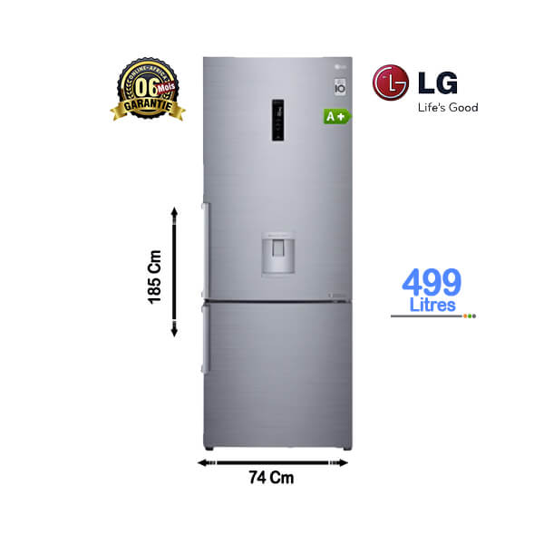 Image du réfrigérateur double battants LG 499L