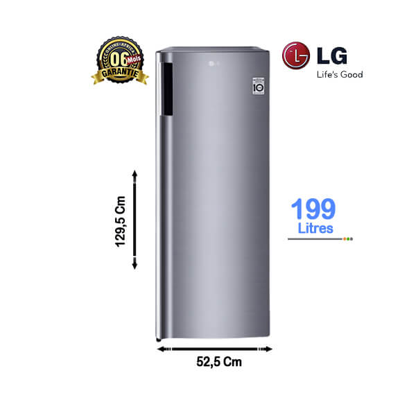 Réfrigérateur 1 Porte LG 199L - VUE D'ENSEMBLE