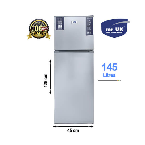 Réfrigérateur Mr UK 145L - Vue d'ensemble, design élégant et compact