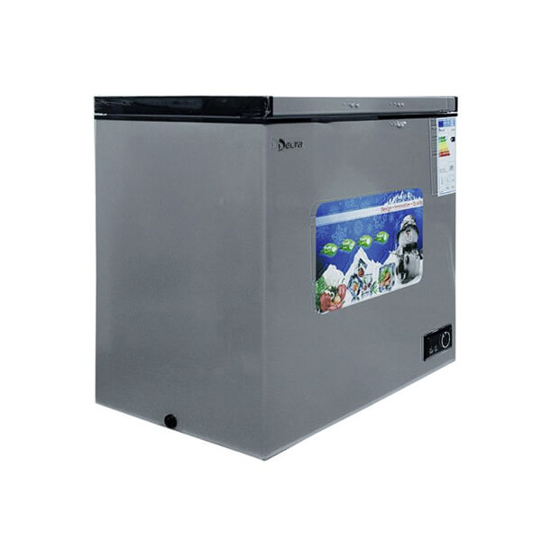 Congélateur coffre Delta 260L - Vue de face, design robuste et élégant